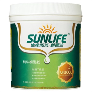 生命阳光 纯牛初乳粉 1*60袋/罐