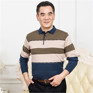 尔蝶 亮片满天星长袖低领长款针织衫
