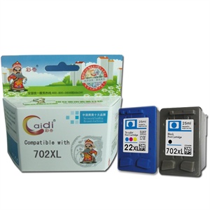 彩帝 惠普HP j3508 j3606 j3608 j5508彩色702墨盒 全新大容量