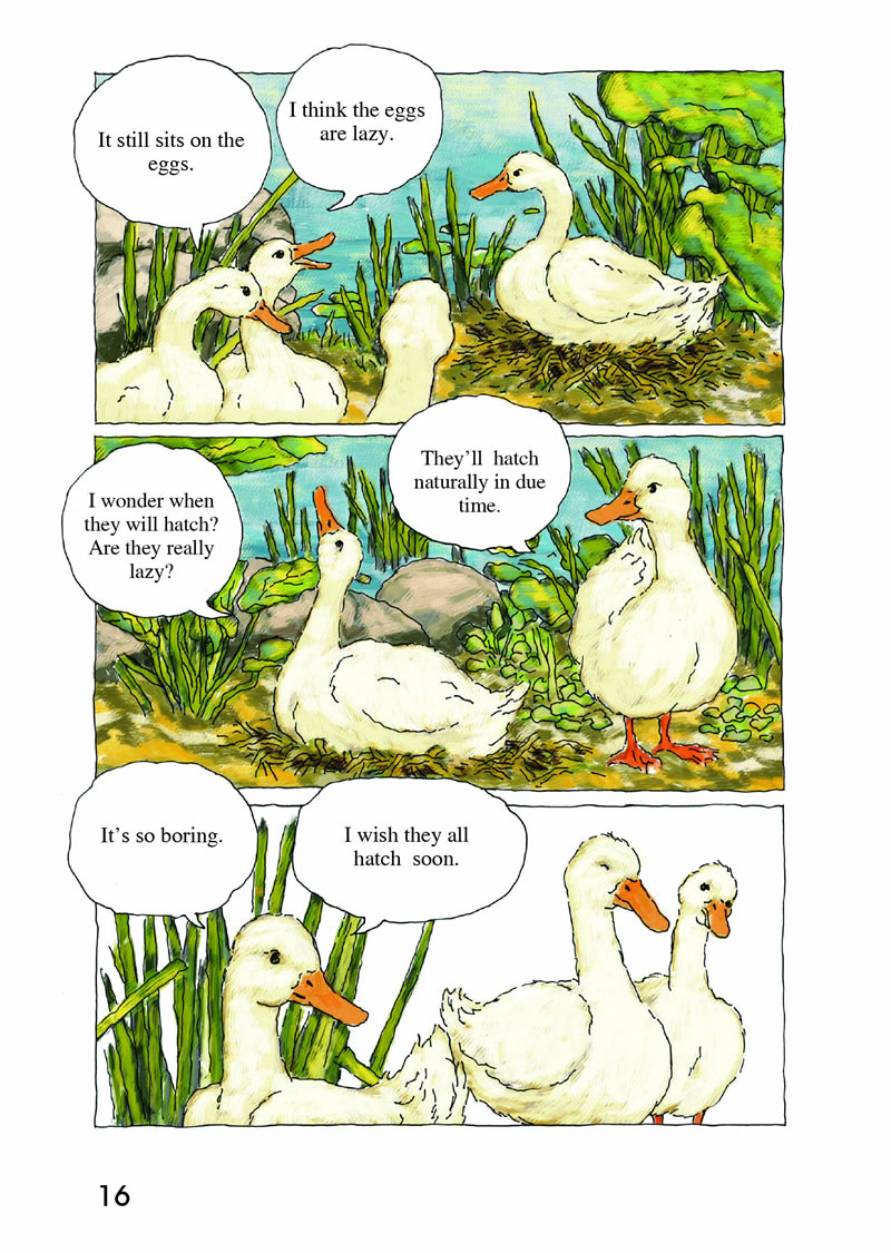 经典漫画英语——丑小鸭(双语版)