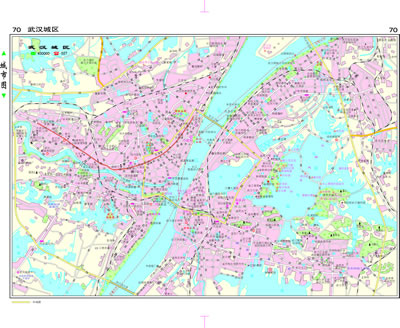 中国分省系列地图册:湖北省地图册图片
