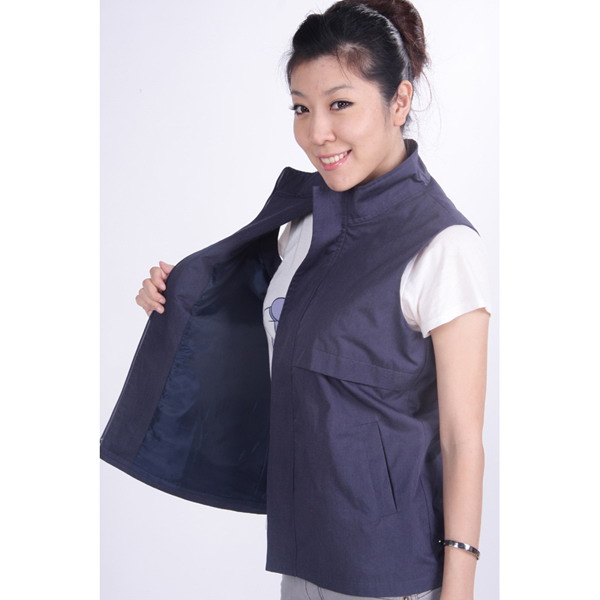 蓝莓专业防辐射<em>工装马甲</em>lm-gj8043藏青色L码|