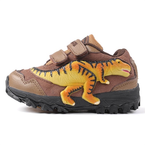 dinosoles正品恐龙儿童运动鞋秋冬男女童真皮闪灯立体休闲鞋3107