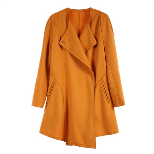 *款moco摩安珂欧美a字型毛呢大衣女 气质潮m133ovc26_c24琥珀色,l