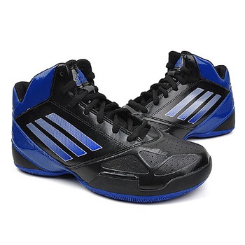 阿迪达斯 流线型速度三条纹高质感皮面入门款篮球鞋 g56837adidas g56