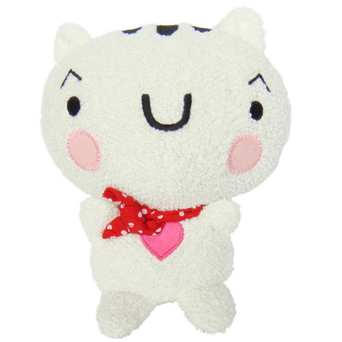 韩版吊式领结猫(白色)