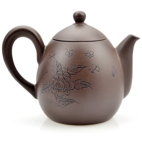 天福茗茶 紫泥大四喜单壶 台湾陆羽茶艺辛亥百年纪念壶 210cc