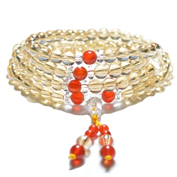 伊耘 民族风diy饰品香槟水晶玛瑙多层手串水晶手链